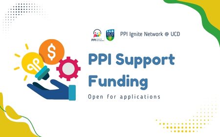 Graphic advertising funding support for PPI in research